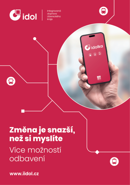 Změna odbavování časových a síťových jízdenek ve spojích IDOL