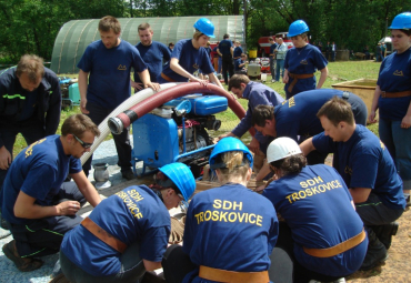 Okrsková soutěž hasičů v Troskovicích